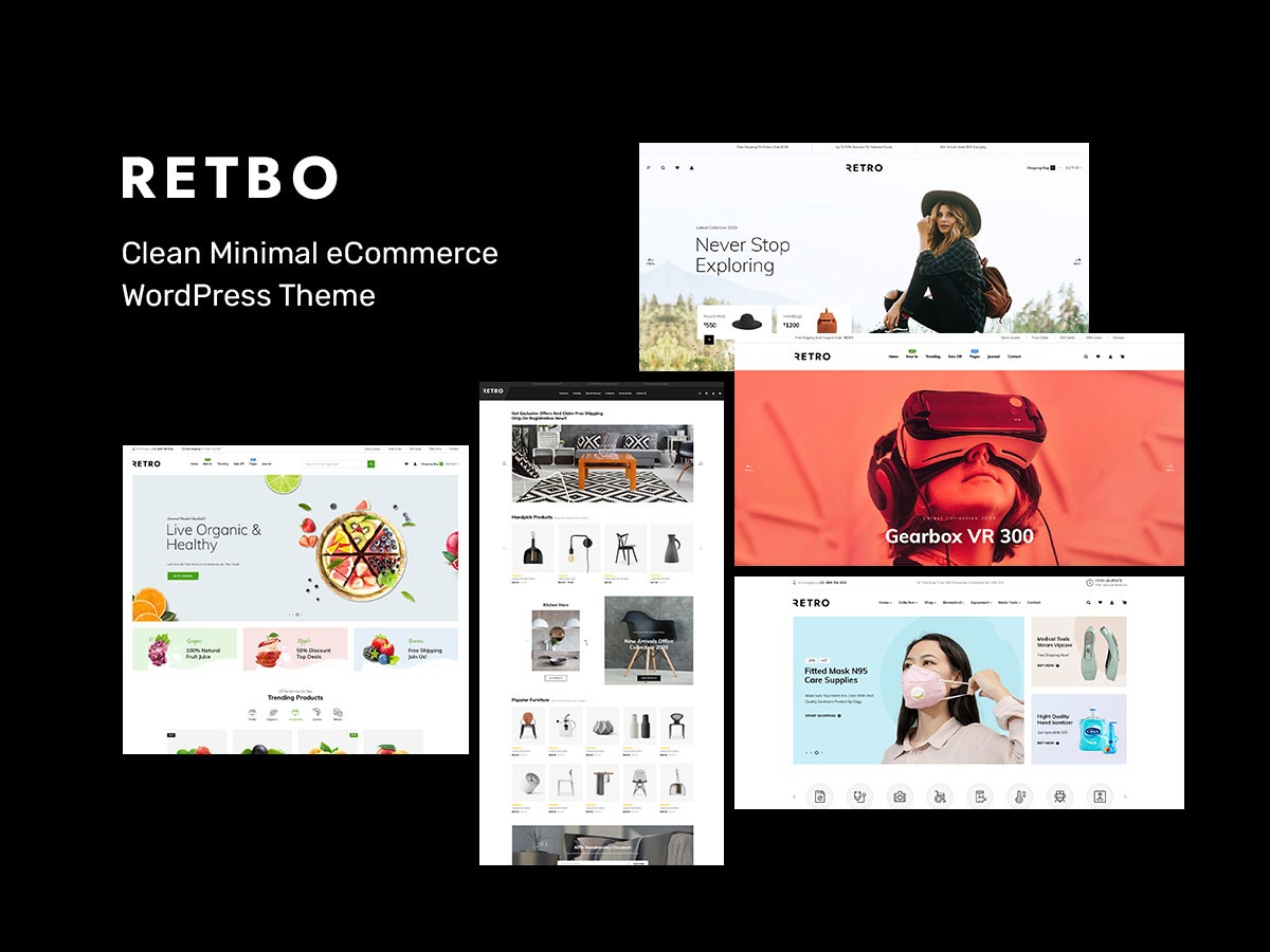 Retbo – Clean Minimal eCommerce WordPress Theme